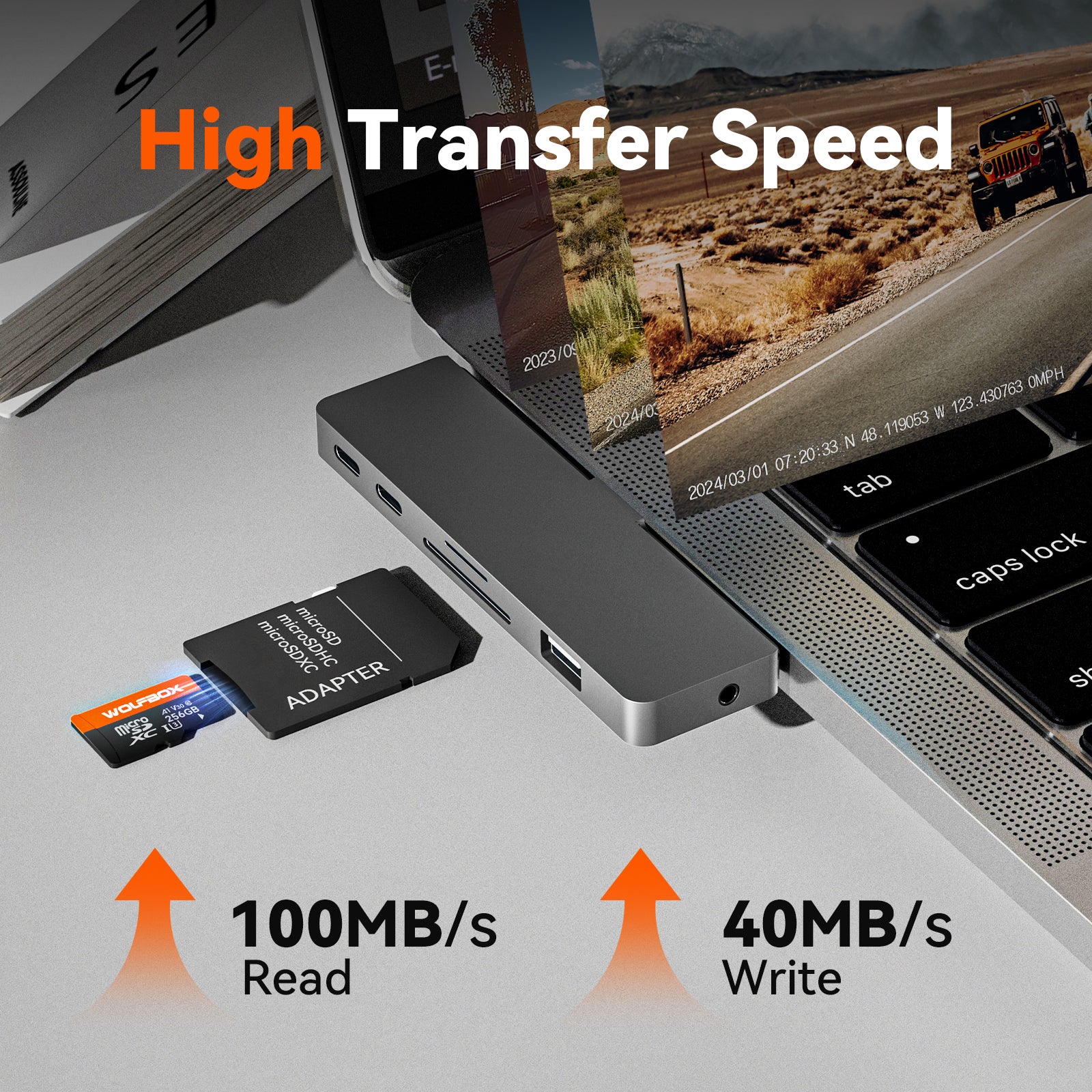 WOLFBOX 512GB/256GB/128GB/64GB/32GB SD Card