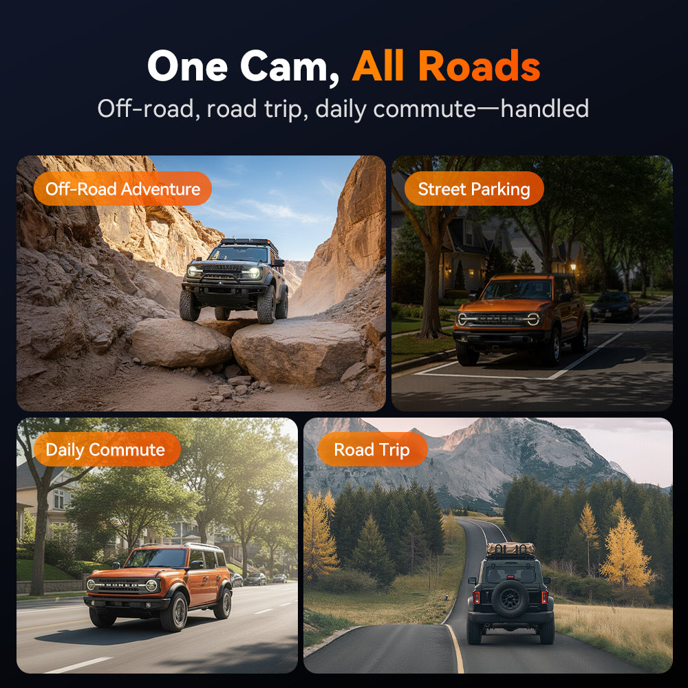 WOLFBOX G900 TriPro Bumper Version 3 Channel Rear View Mirror RHD