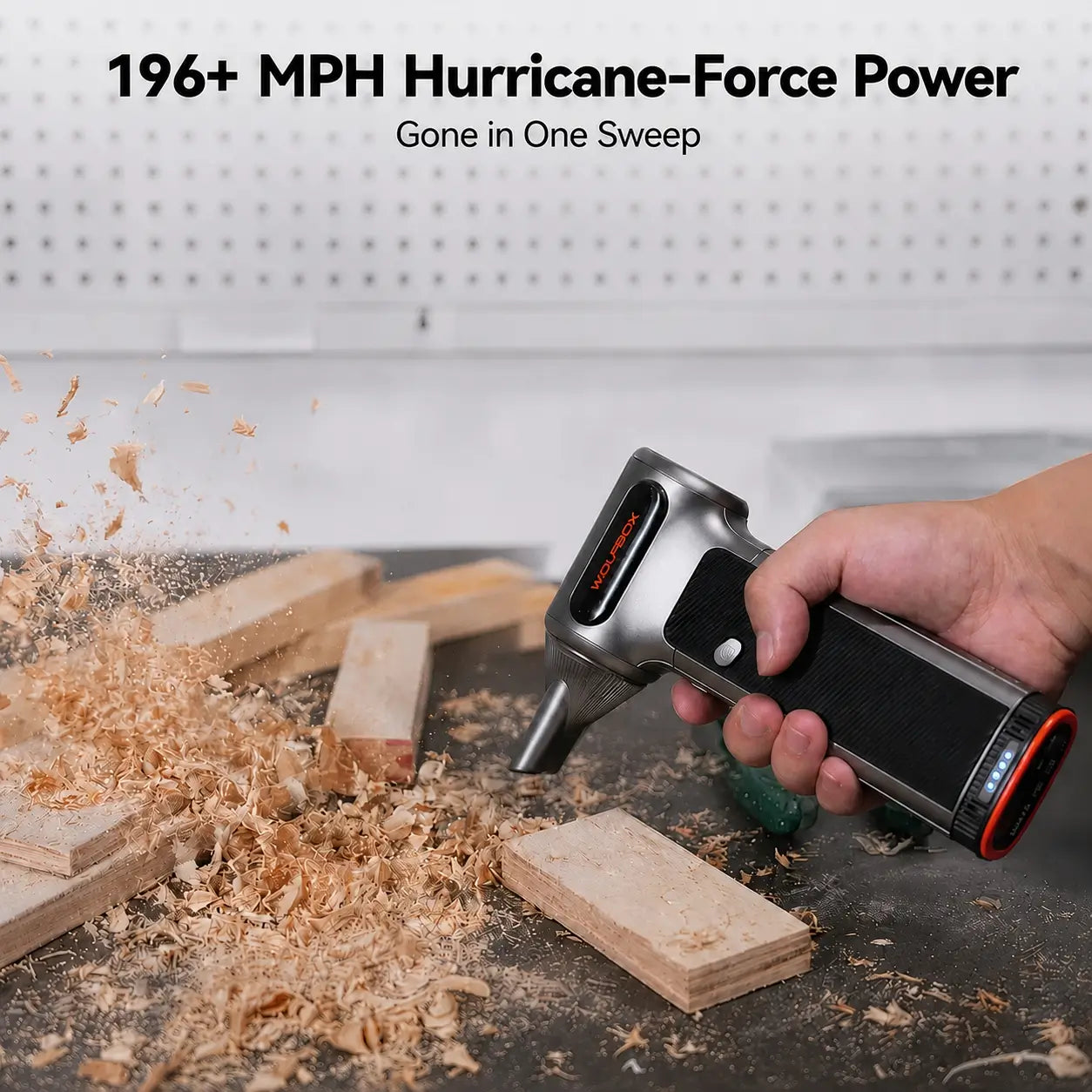 WOLFBOX MF200 Compressed Air Duster - Swappable Battery Cartridge