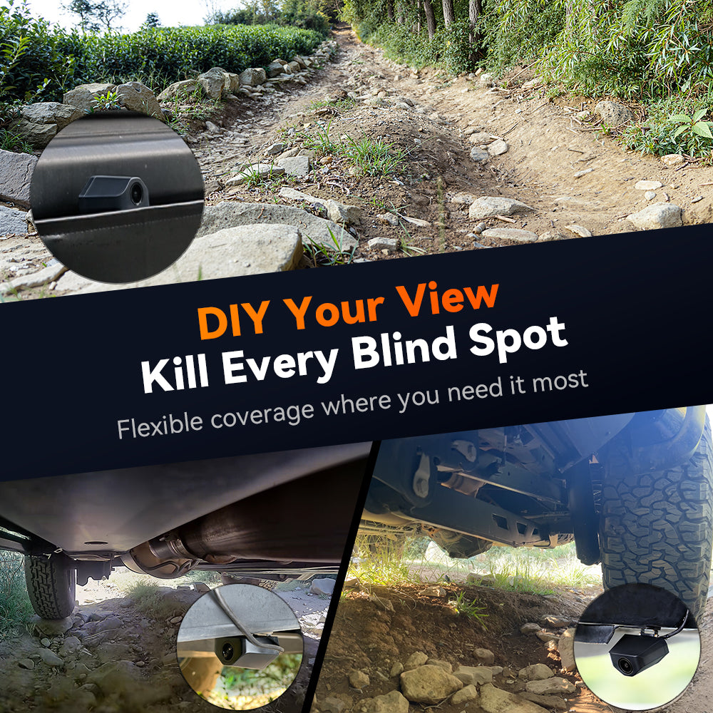 WOLFBOX G900 TriPro Bumper Version 3 Channel Rear View Mirror RHD