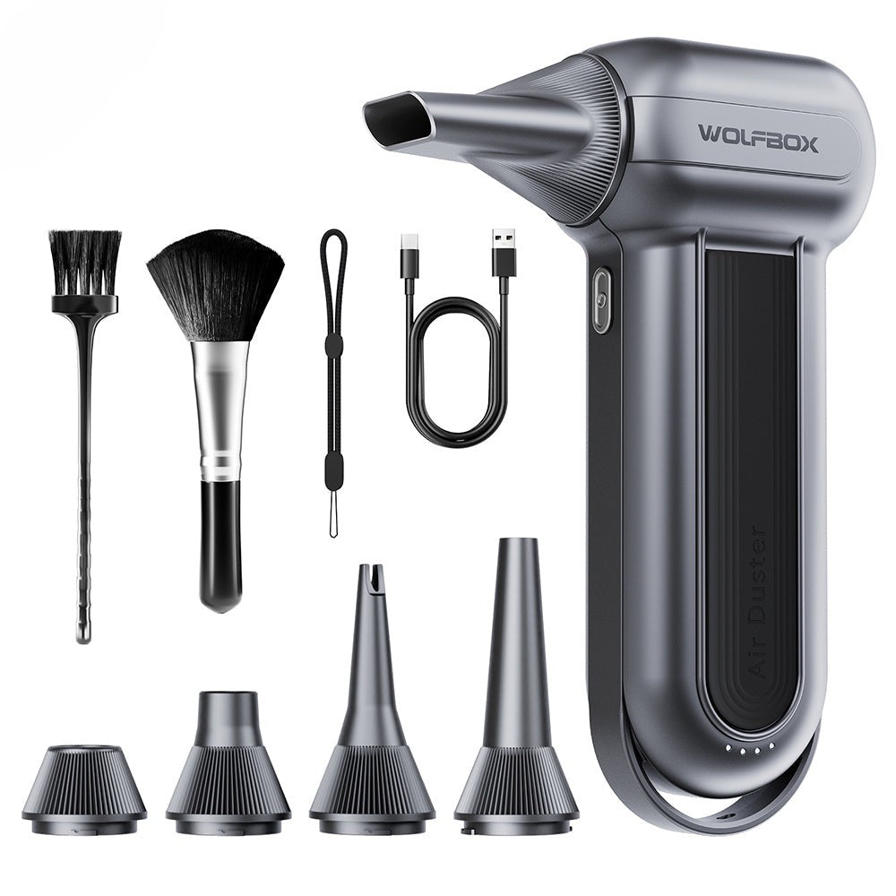 Wolfbox Compressed Air Duster - Super Power Electric Air Duster