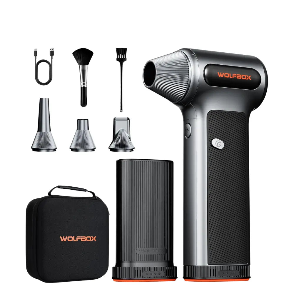 WOLFBOX MF200 Compressed Air Duster - Swappable Battery Cartridge