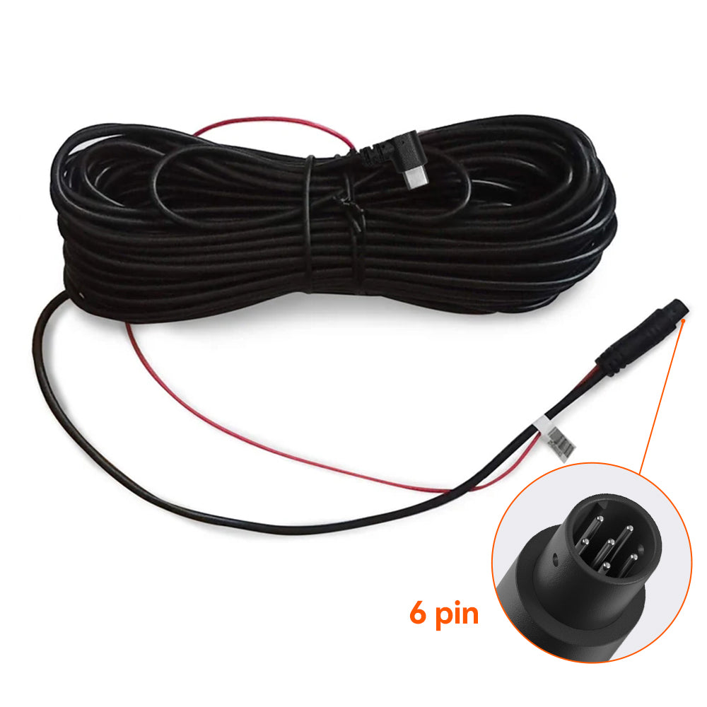 WOLFBOX G900pro 33/50 Feet Rear Camera Longer Replacement Cables