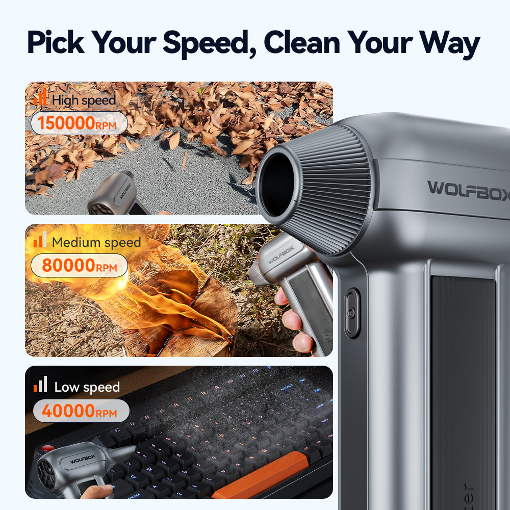 Electric Air Duster Super Power | WOLFBOX MF50/MF100