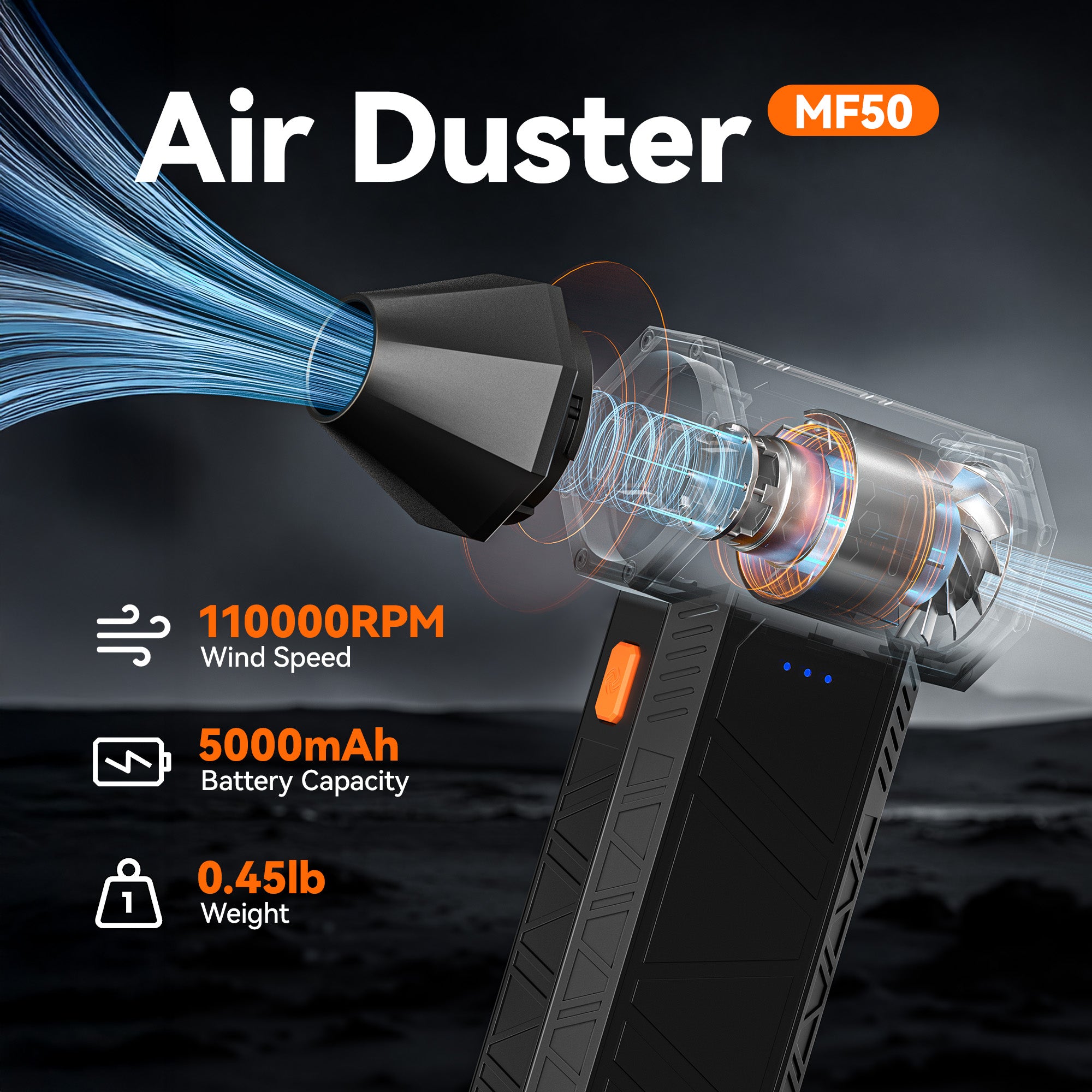Electric Air Duster Super Power | WOLFBOX MF50/MF100