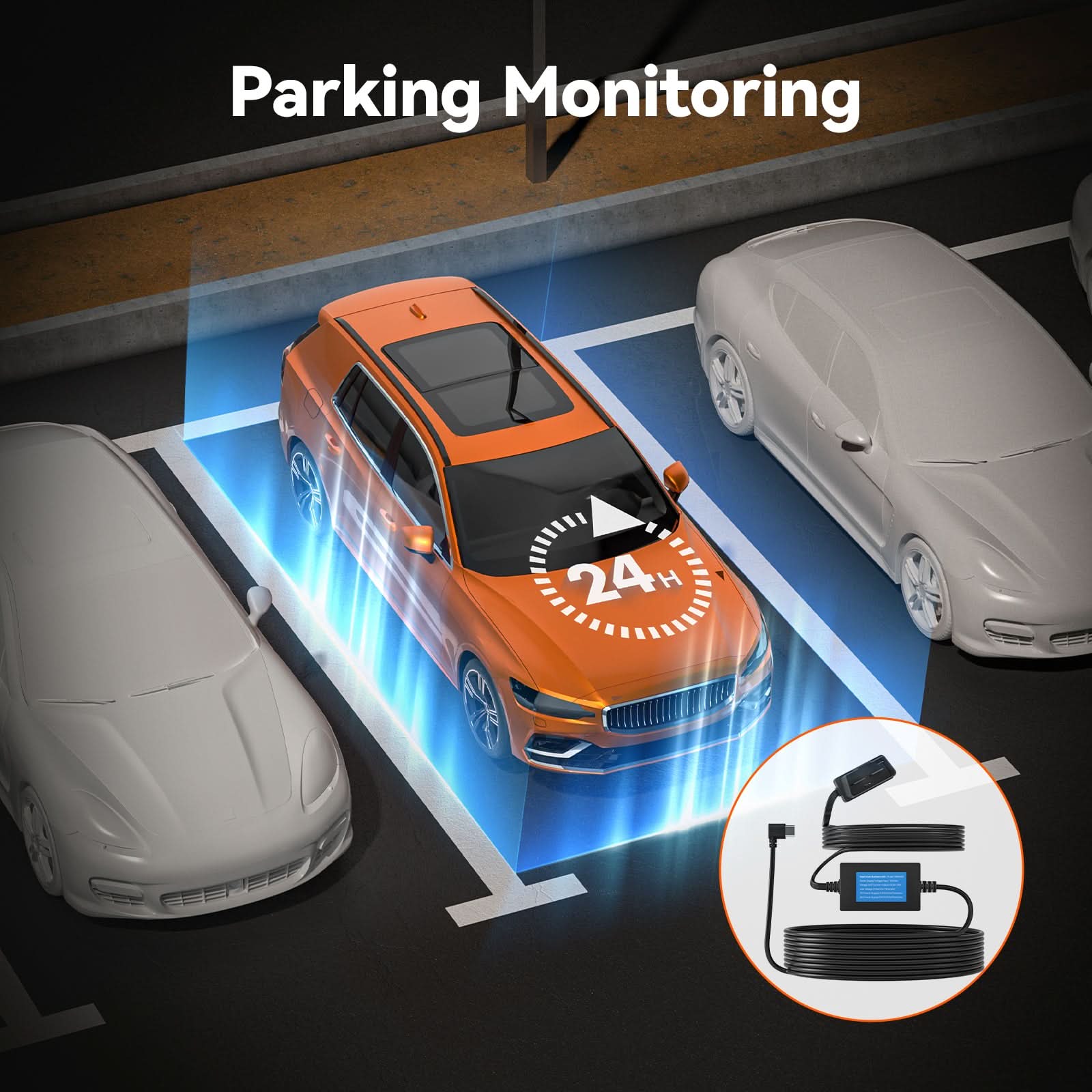 WOLFBOX Dashcam Multifunctional Hardwire Kit for G900TriPro - WOLFBOX