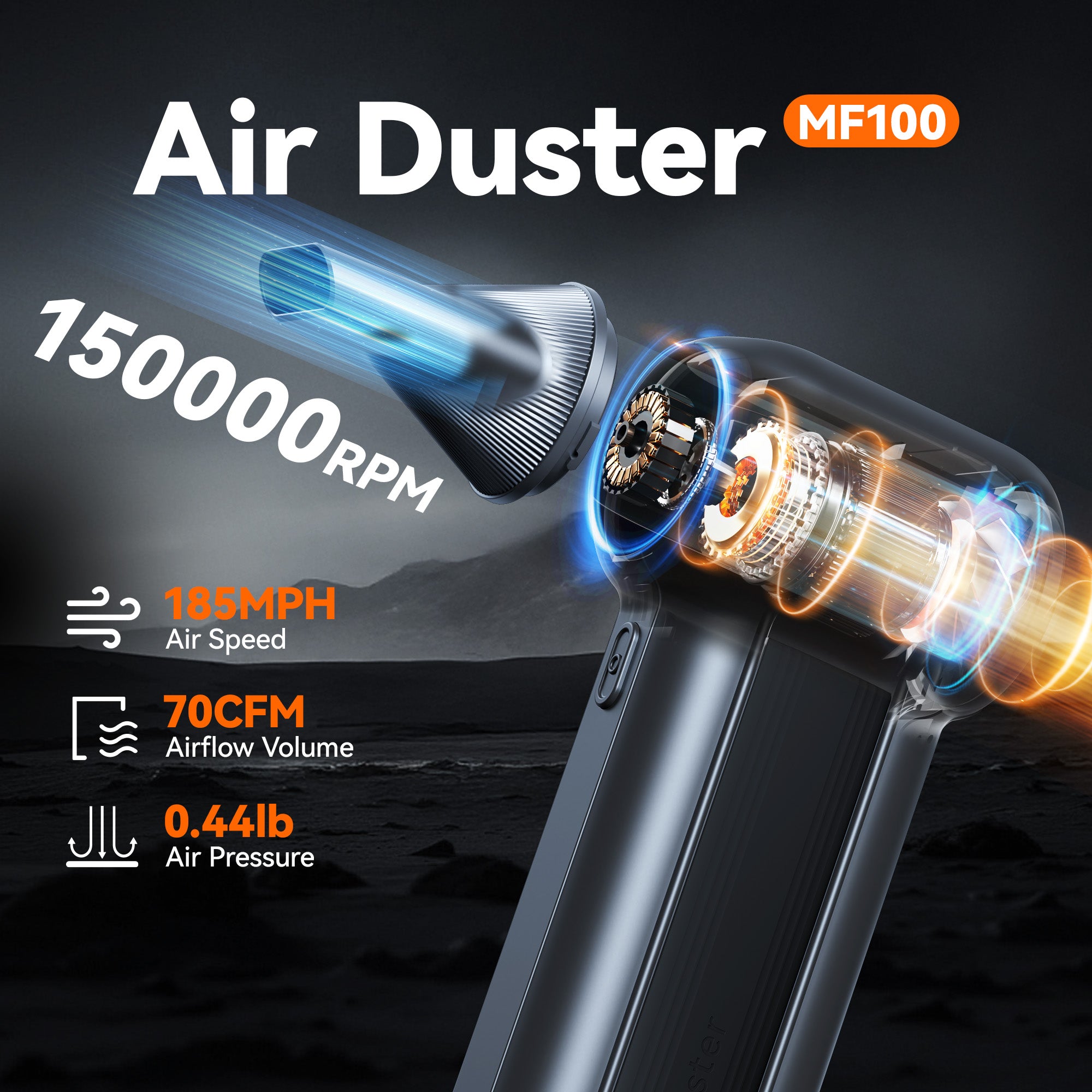 Electric Air Duster Super Power | WOLFBOX MF50/MF100