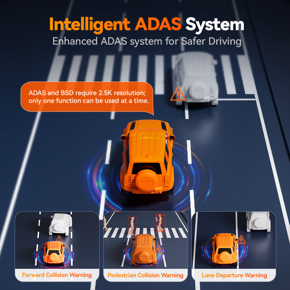 WOLFBOX M40 4K 10" ADAS WIFI Touch Screen Mirror Dash Cam