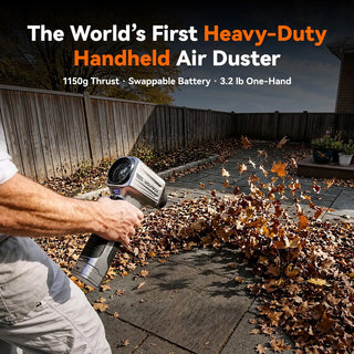 WOLFBOX MF500PRO Air Duster – Handheld Blower for Leaves & Outdoor Cleanup - WOLFBOX