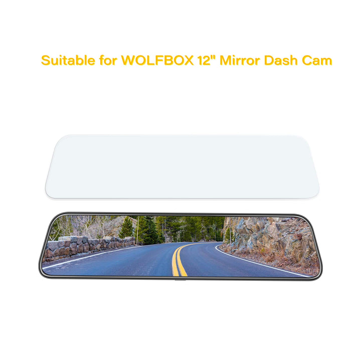 WOLFBOX 12inch Anti-Glare Film for G900PRO Mirror Camera Accessory WOLFBOX