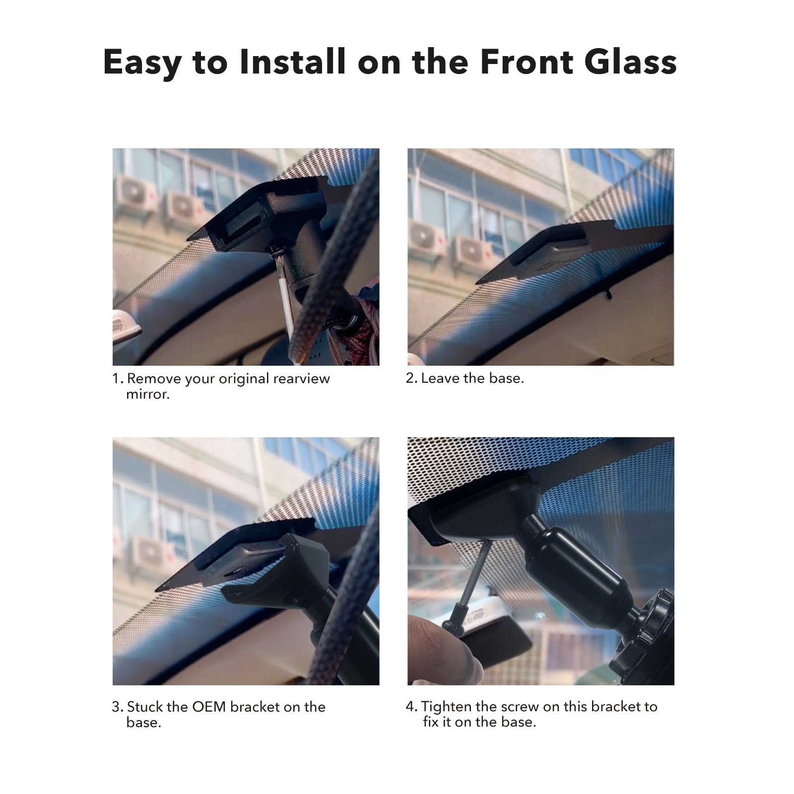 WOLFBOX Bracket for Mirror Dash Cam